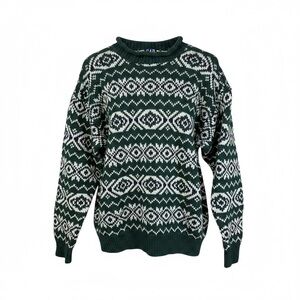 Vintage 90s GAP Chunky Cable Knit 100% Cotton Sweater Size Large